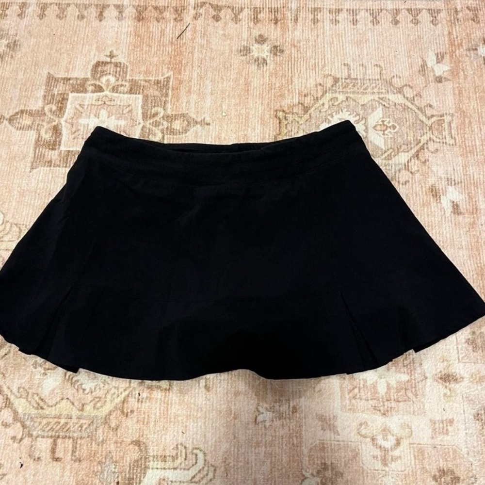 Women’s Tennis and Golf tasc Rhythm Print Skirt Black - Picture 4 of 7